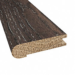Prefinished Distressed Coronado Oak Hardwood 3/4 in thick x 3.125 in wide x 78 in Length Stair Nose